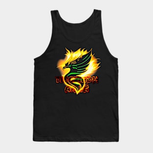 Irish fiery Phoenix Rising - Tiocfaidh Ár Lá Tank Top